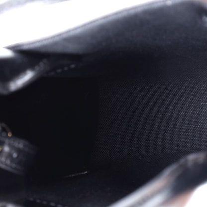 Celine Vertical Cabas Tote All Over Logo Print Leather Mini