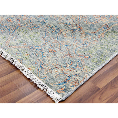 12'X15'2" Oversize Wool Obscured And Subtle Collection Oriental Rug