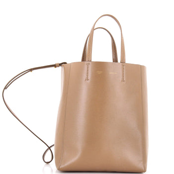 Celine Vertical Cabas Tote Grained Calfskin Small
