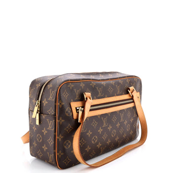 Louis Vuitton Cite Handbag Monogram Canvas Gm