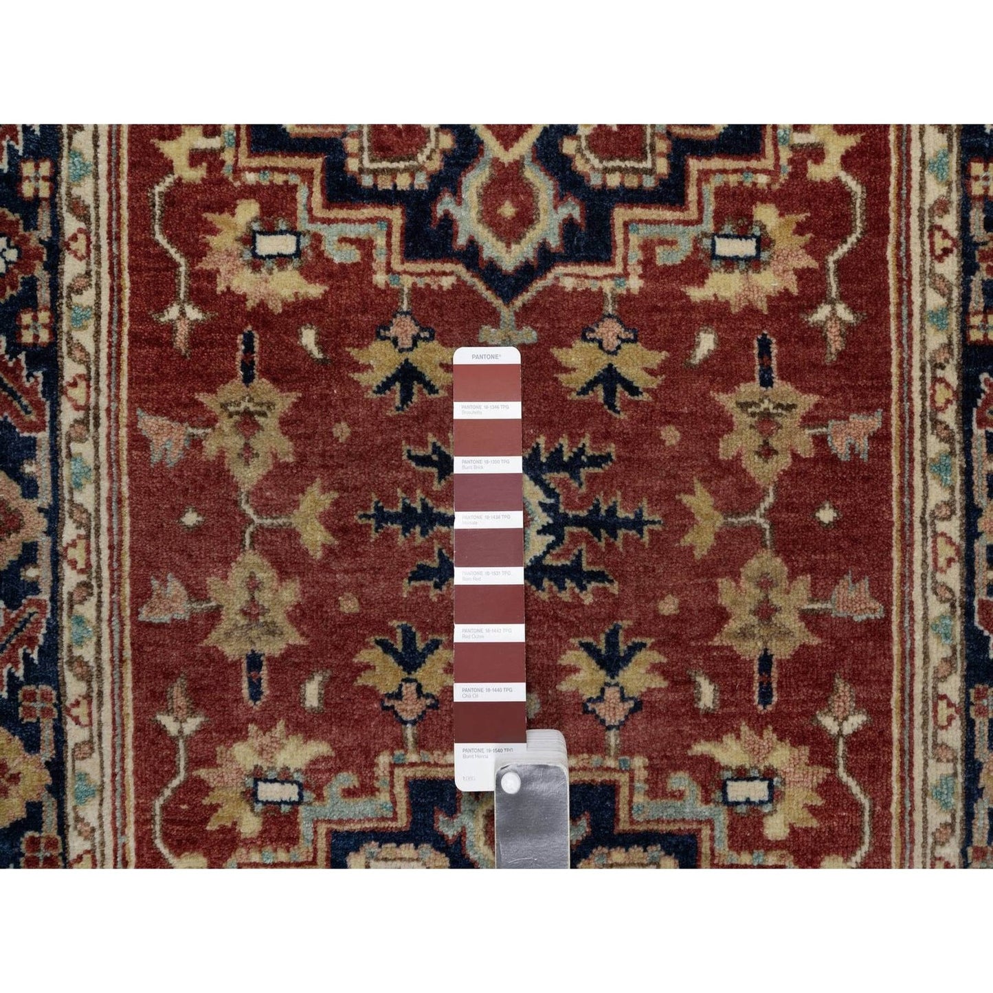 Runner 2'7"x8'2" Red Antiqued Fine Heris Re-Creation Rug Hand Knotted Wool
