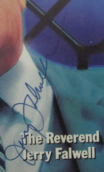 Jerry Falwell Pastor Signed/Auto Liberty Univ