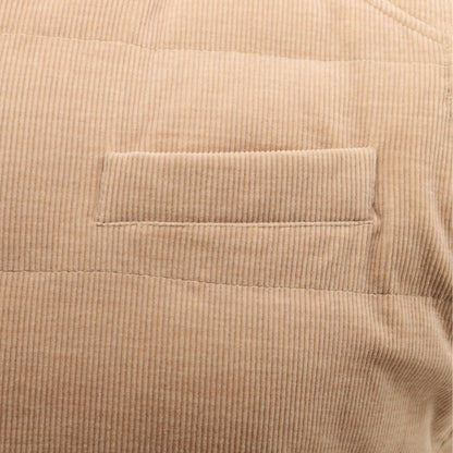 Brunello Cucinelli Men'S Zip Two Pocket Vest Quilted Corduroy