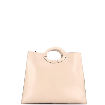 Fendi Runaway Shopper Tote Perforated Leather Medium