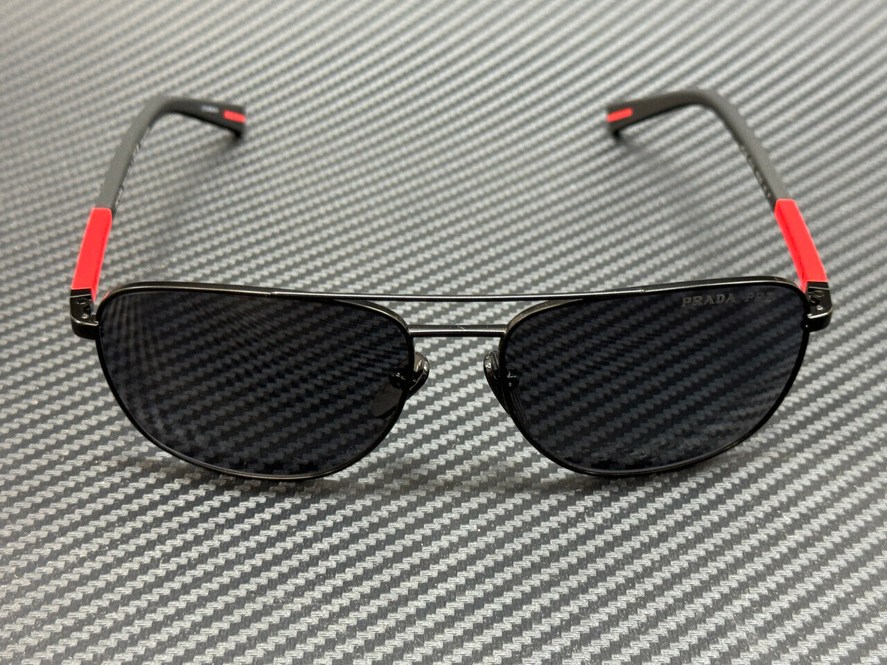 PRADA LINEA ROSSA PS 54ZS 1BO02G Matte Black Grey