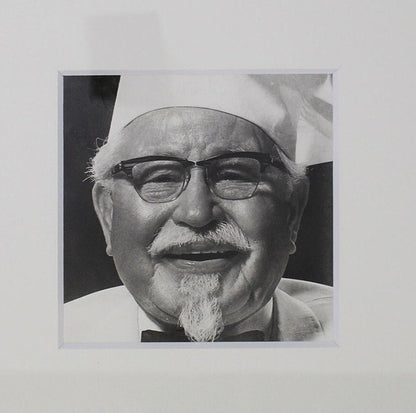 Colonel Harlan G. Sanders Vintage Photo Gelatin