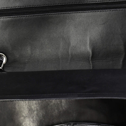 Chanel Classic Double Flap Bag Quilted Patent Maxi