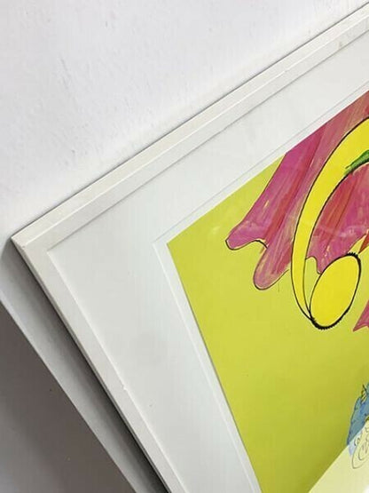 Makoto Aida Offset Lithograph Print Signed Framed