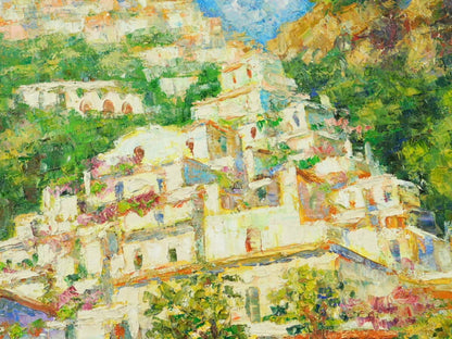 Bonanni Claudio (Italy) Original Painting Oil On Canvas Signed Framed