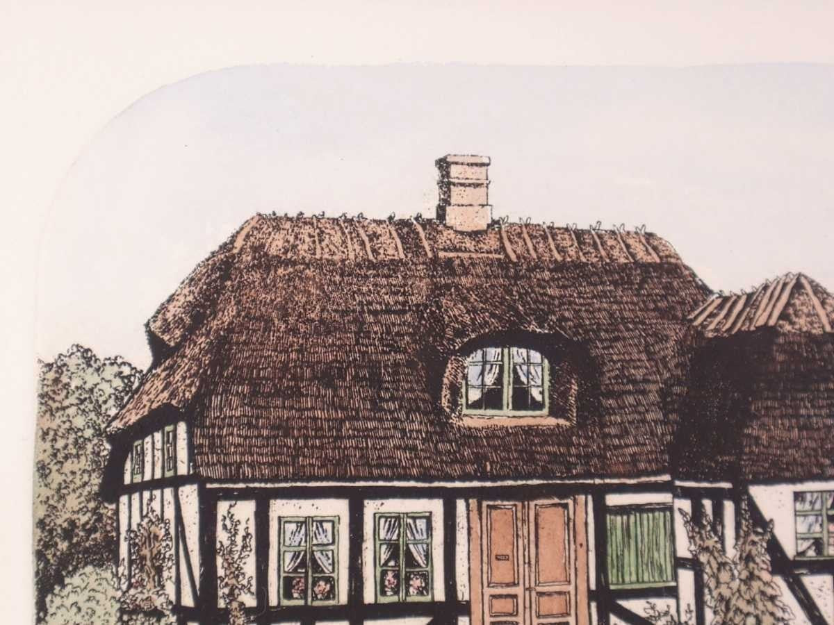 Laura Braun Original Limited Edition Print "My Country Home" Signed German Art