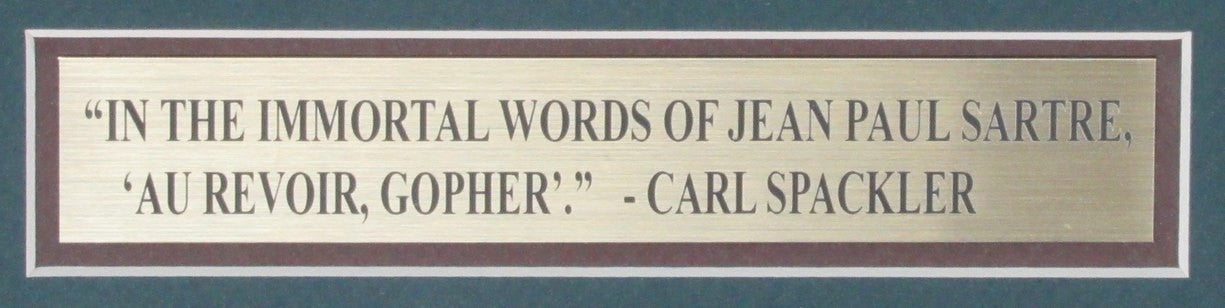 Chevy Chase Signed/Auto "Caddy Shack" Pin Flag W/ Photos Framed Jsa 189733