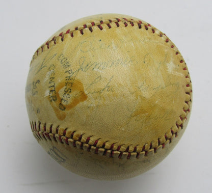 1933 Chicago White Sox Team Multi-Signed (18) Baseball Ferrell Appling 196331