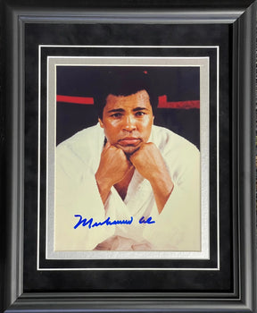 Muhammad Ali Autographed Framed 8X10 Photo (Steiner)