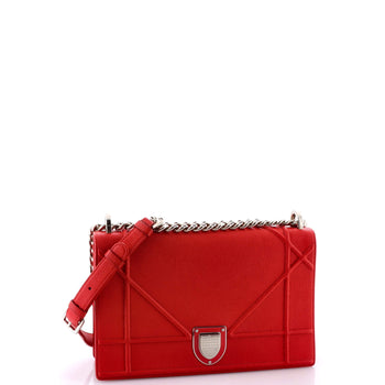 Christian Dior Diorama Flap Bag Grained Calfskin Medium