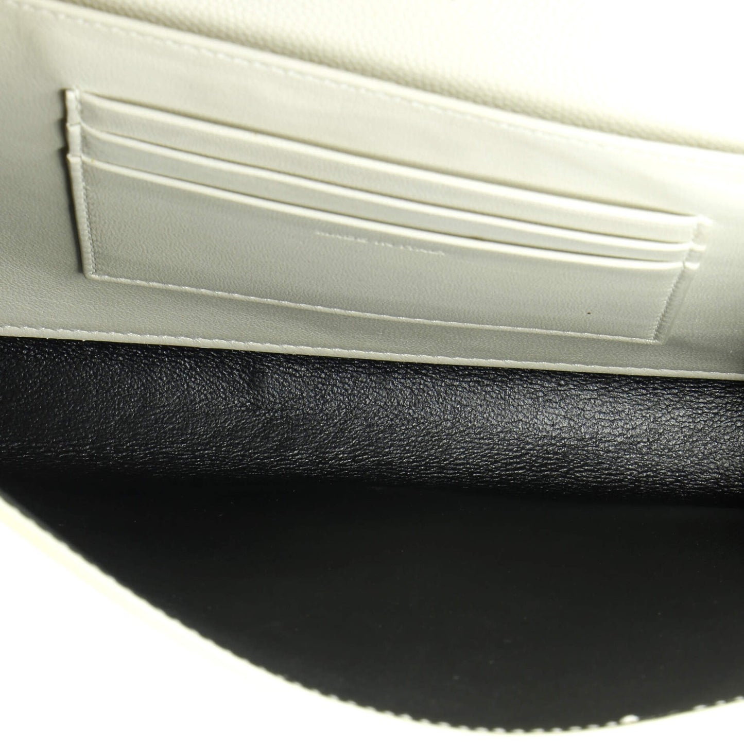 Saint Laurent Cassandra Chain Wallet Leather Mini