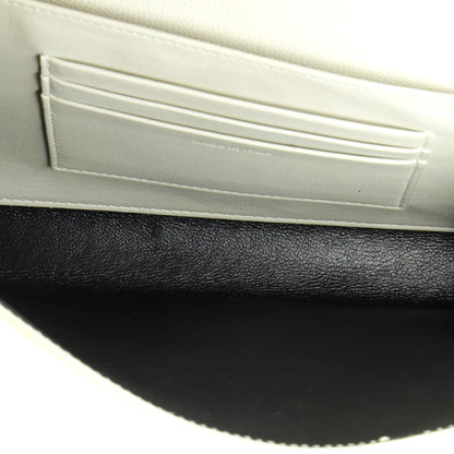 Saint Laurent Cassandra Chain Wallet Leather Mini