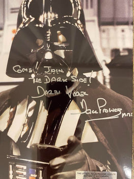 Star Wars Darth Vader Signed Photo By Dave Prowse Mbe W/ Coa & Frame Cinema