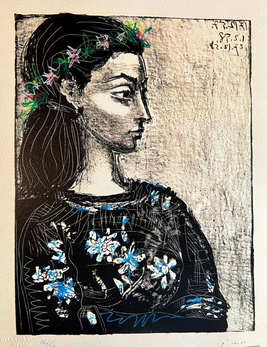 Pablo Picasso - Lithograph Signed Coa - Limited Pencil Numbered