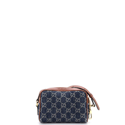 Gucci Ophidia Shoulder Bag Gg Denim Mini