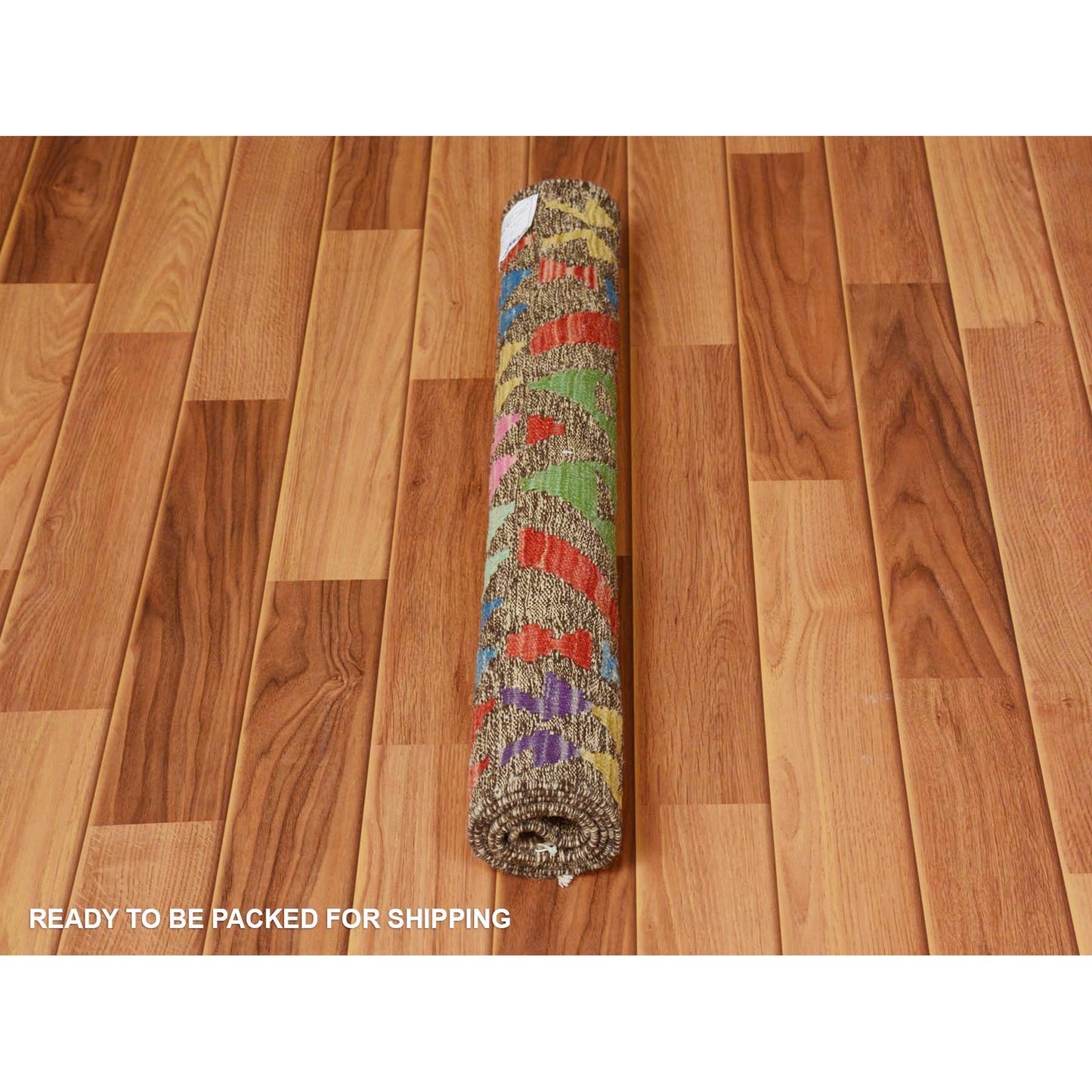 2'8"X3'8" Colorful Reversible Afghan Kilim Pure Wool Hand Woven Rug