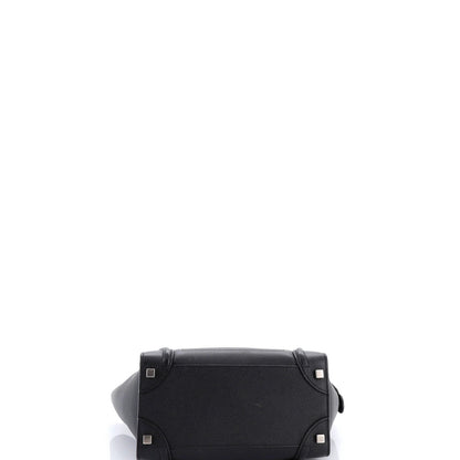 Celine Luggage Bag Grainy Leather Micro