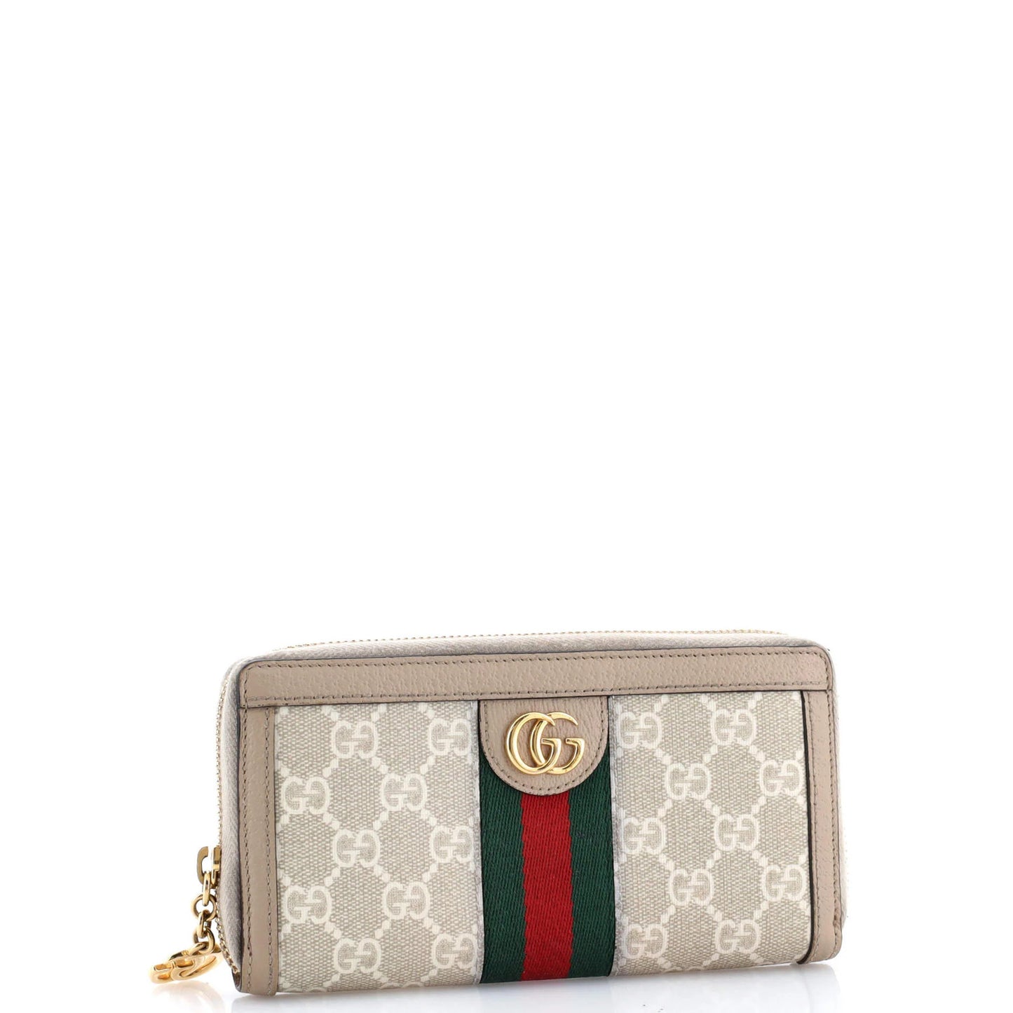 Gucci Ophidia Zip Around Wallet Gg Coated Canvas