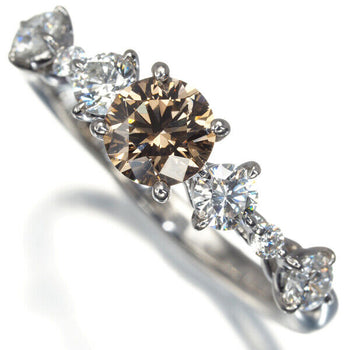Kashikey Ring Diamond 0.624Ct/0.55Ct Us7.25-7.5 900 Platinum