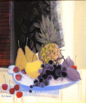 Helene Pichot (French) Original Oil On Canvas Painting Signed Framed Still Life