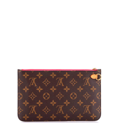 Louis Vuitton Neverfull Pochette Monogram Canvas Large