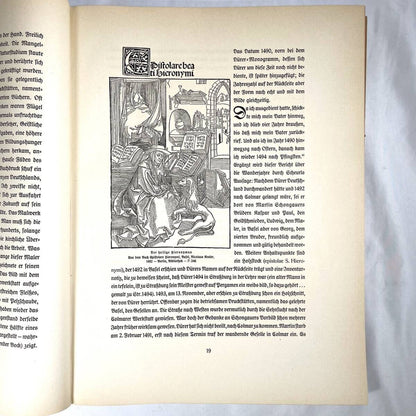 Albrecht Durer By Max J. Friedlnder, 1919 Limited Edition, No. 105/500 Large Hc