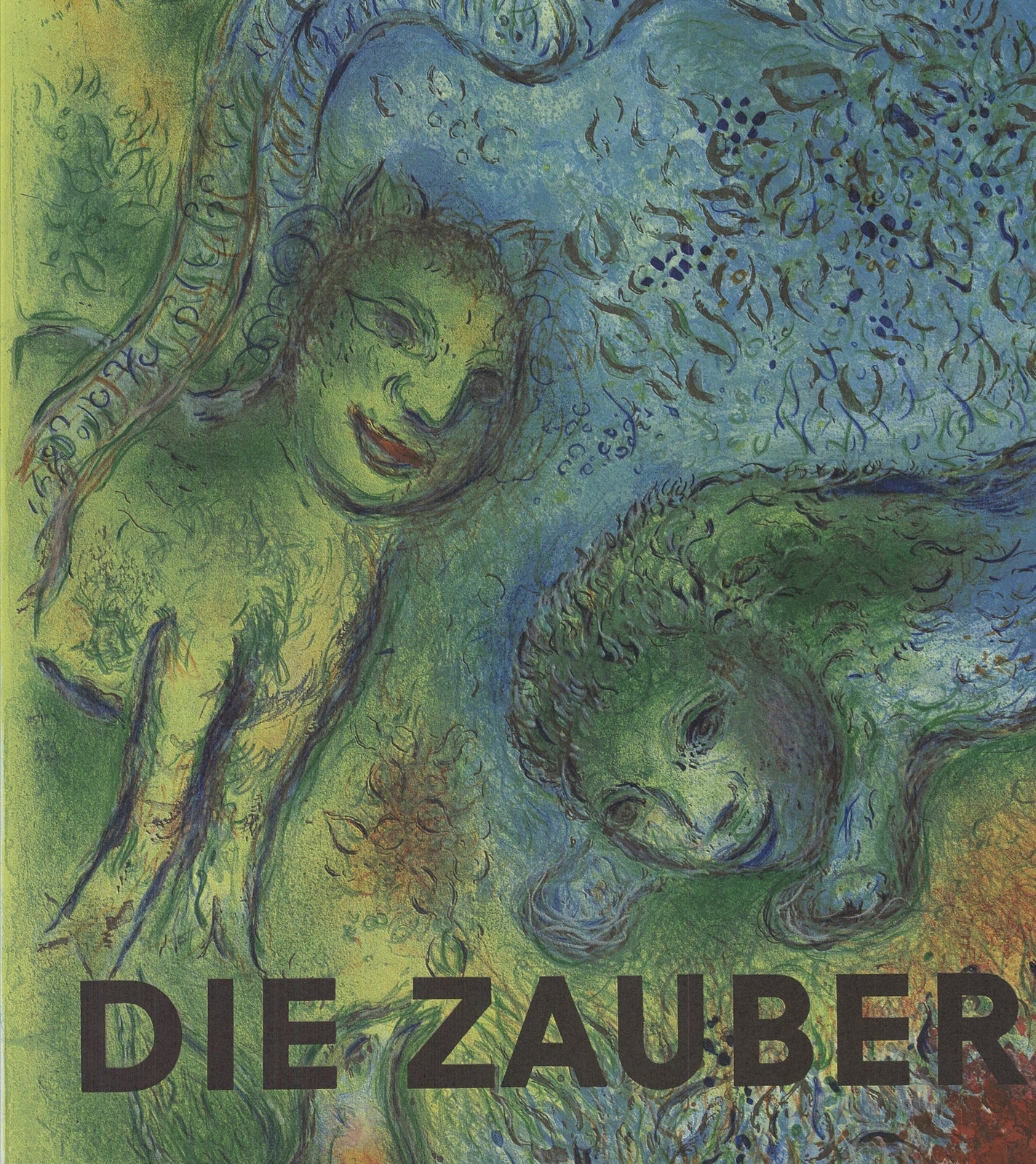 Marc Chagall The Magic Flute (Die Zauberflote) " Poster Modern