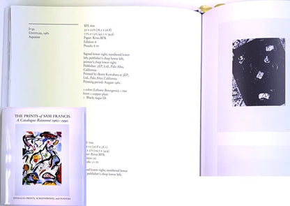 Framed Rare Sam Francis 1982 Original Aquatint Print ED T.P SFE-600 Signed