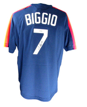 Craig Biggio Hof Autographed Mitchell & Ness Navy
