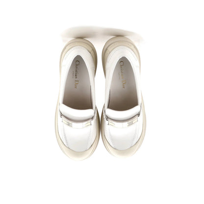 Christian Dior Women'S Code Platform Loafers Leather