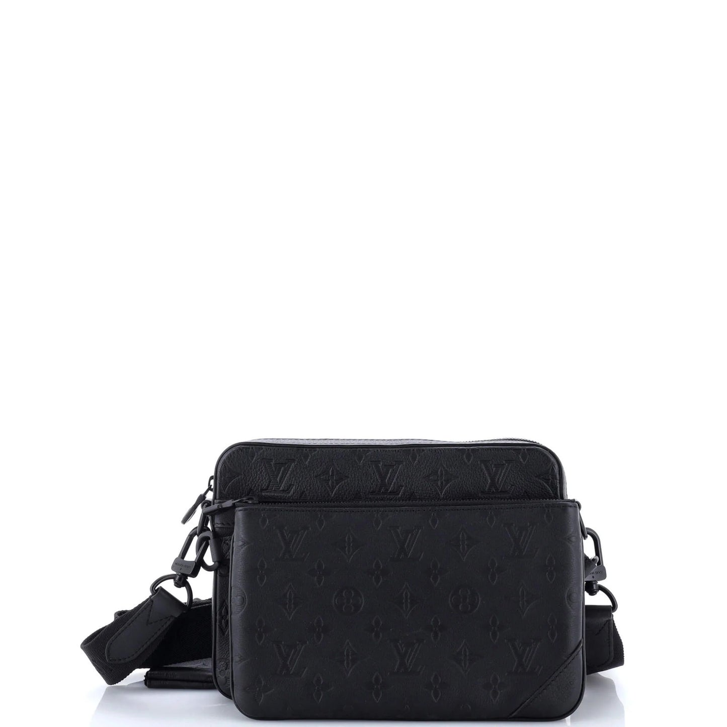 Louis Vuitton Trio Messenger Bag Monogram Shadow Leather