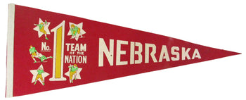 Vintage 1950'S Nebraska Cornhuskers Football Felt