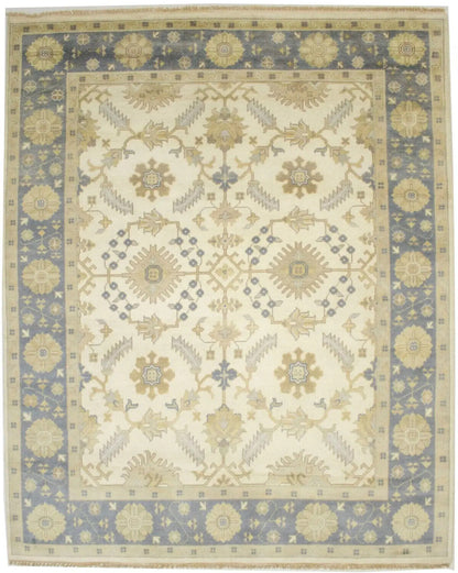 8X10 Ft Handmade Vintage Oriental Rug Muted