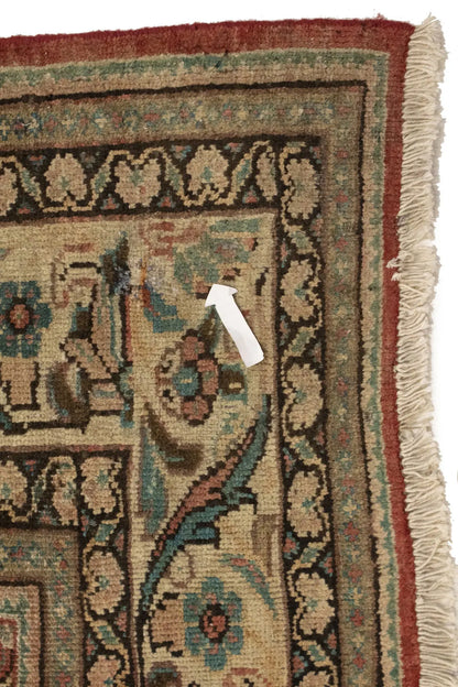 Antique Hand-Knotted Oriental Rug One-Of-A-Kind