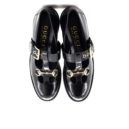 Gucci Women'S Horsebit Mary Jane Loafers Leather