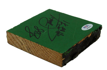 Bob Cousy Signed/Inscribed Boston Garden Parquet Floor 4X4 Board Psa/Dna 197424