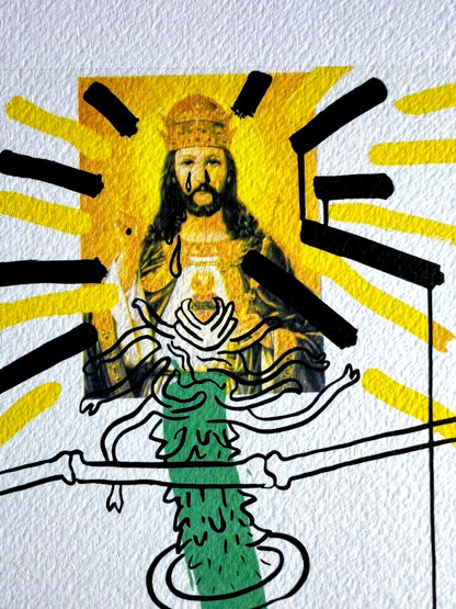 Keith Haring Lithograph Coa Signed Numbered Op Certified 180Ex