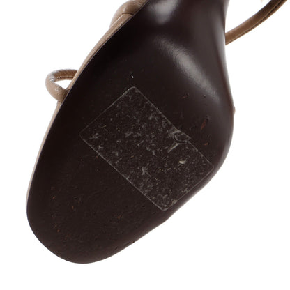 Valentino Garavani Women'S Upflair Heeled Sandals Leather With Feathers