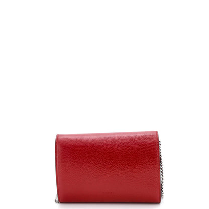 Gucci Dionysus Chain Wallet Leather With Embellished Detail Small