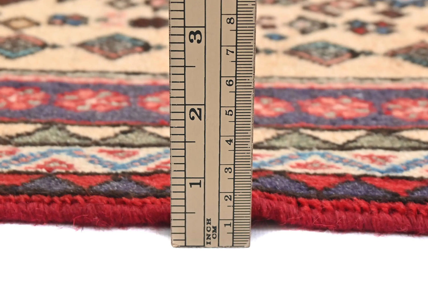 Handmade Vintage Tribal Oriental Rug 2X5 Ft