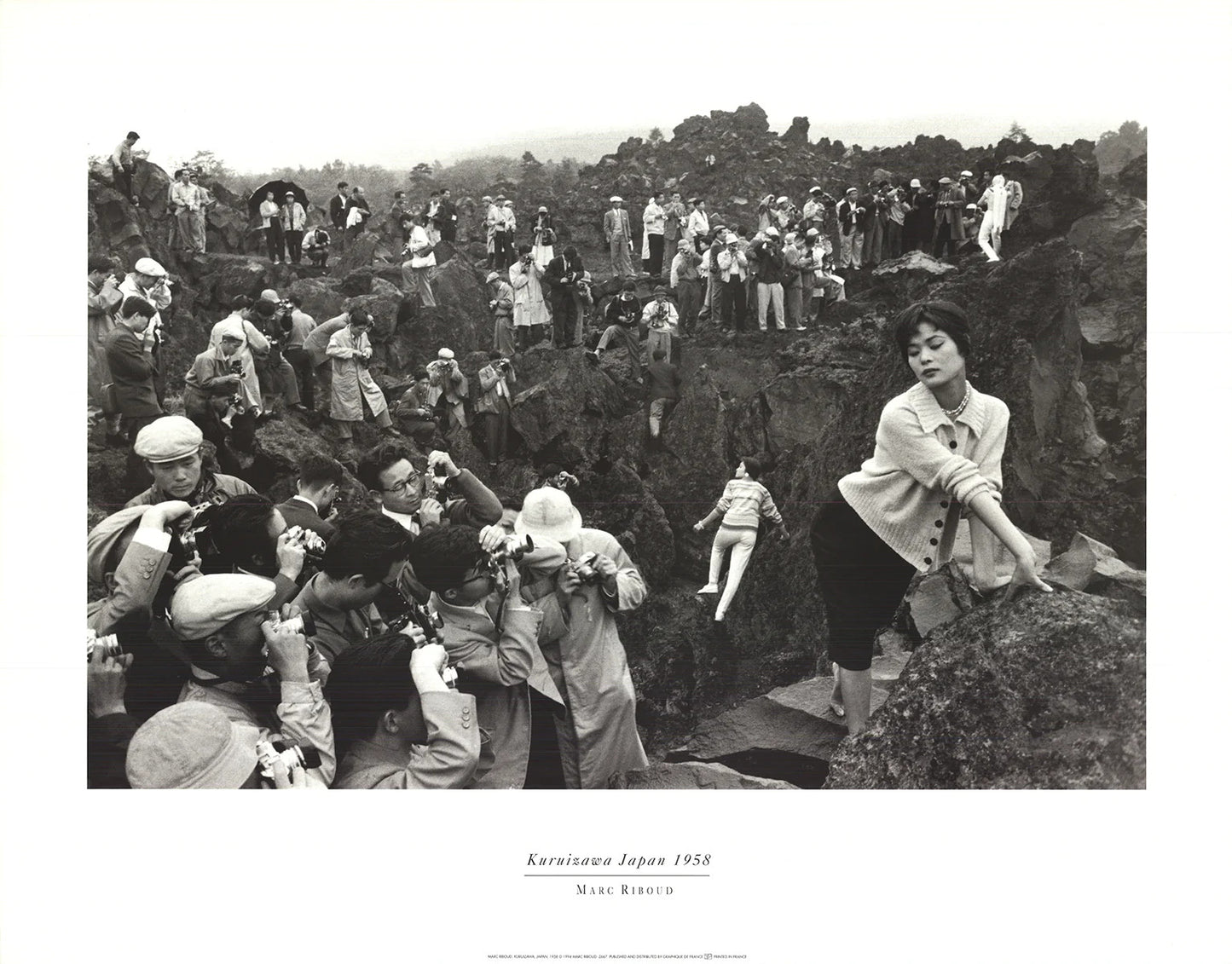 Marc Riboud Kuruizawa Japan " Offset Lithograph Photography