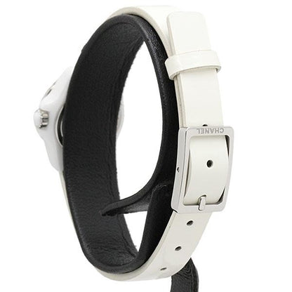 Chanel J12 Xs Diamond / H4664 White Ceramic Enamel Leather Quartz