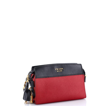 Prada Esplanade Crossbody Bag Saffiano With City Calf Small