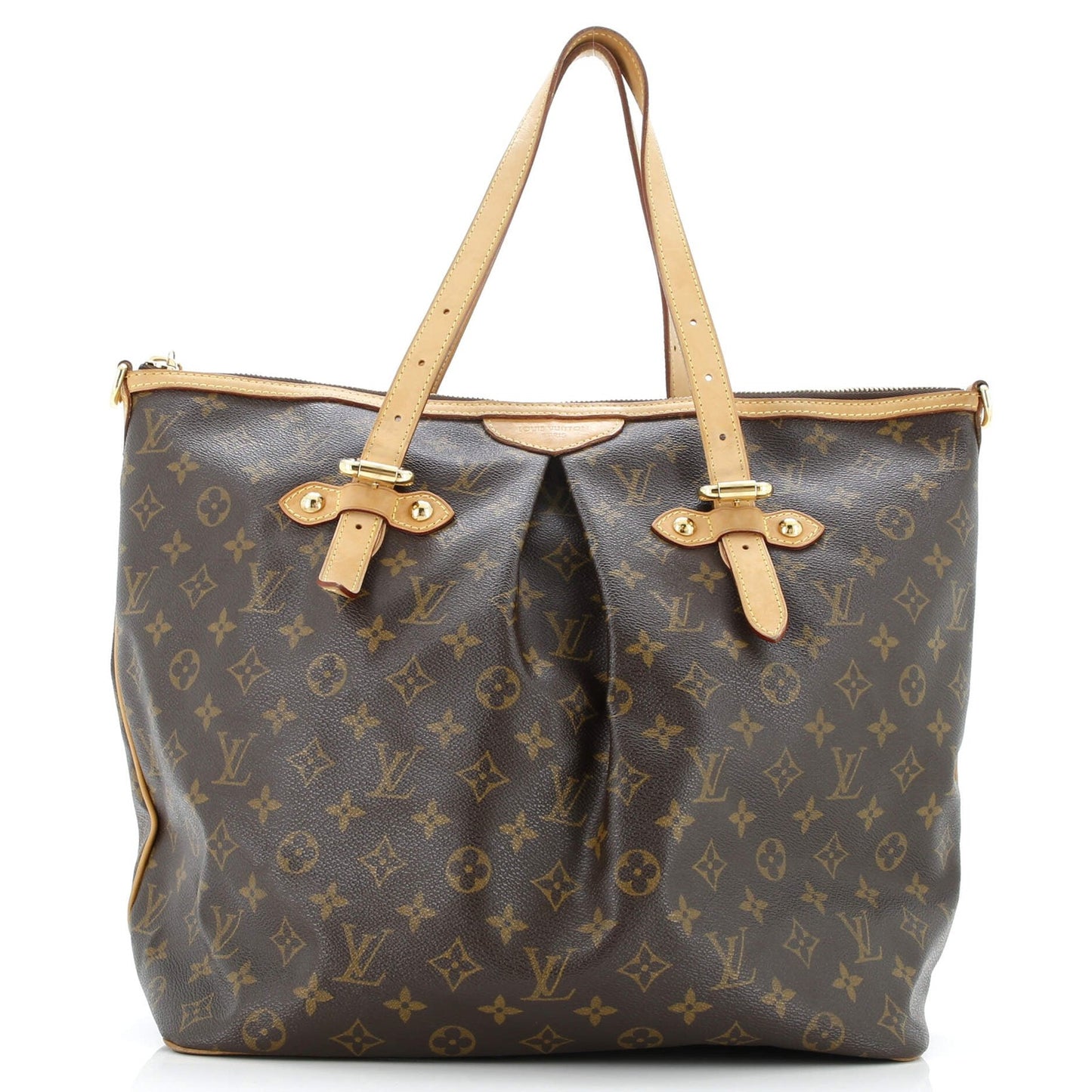 Louis Vuitton Palermo Handbag Monogram Canvas Gm