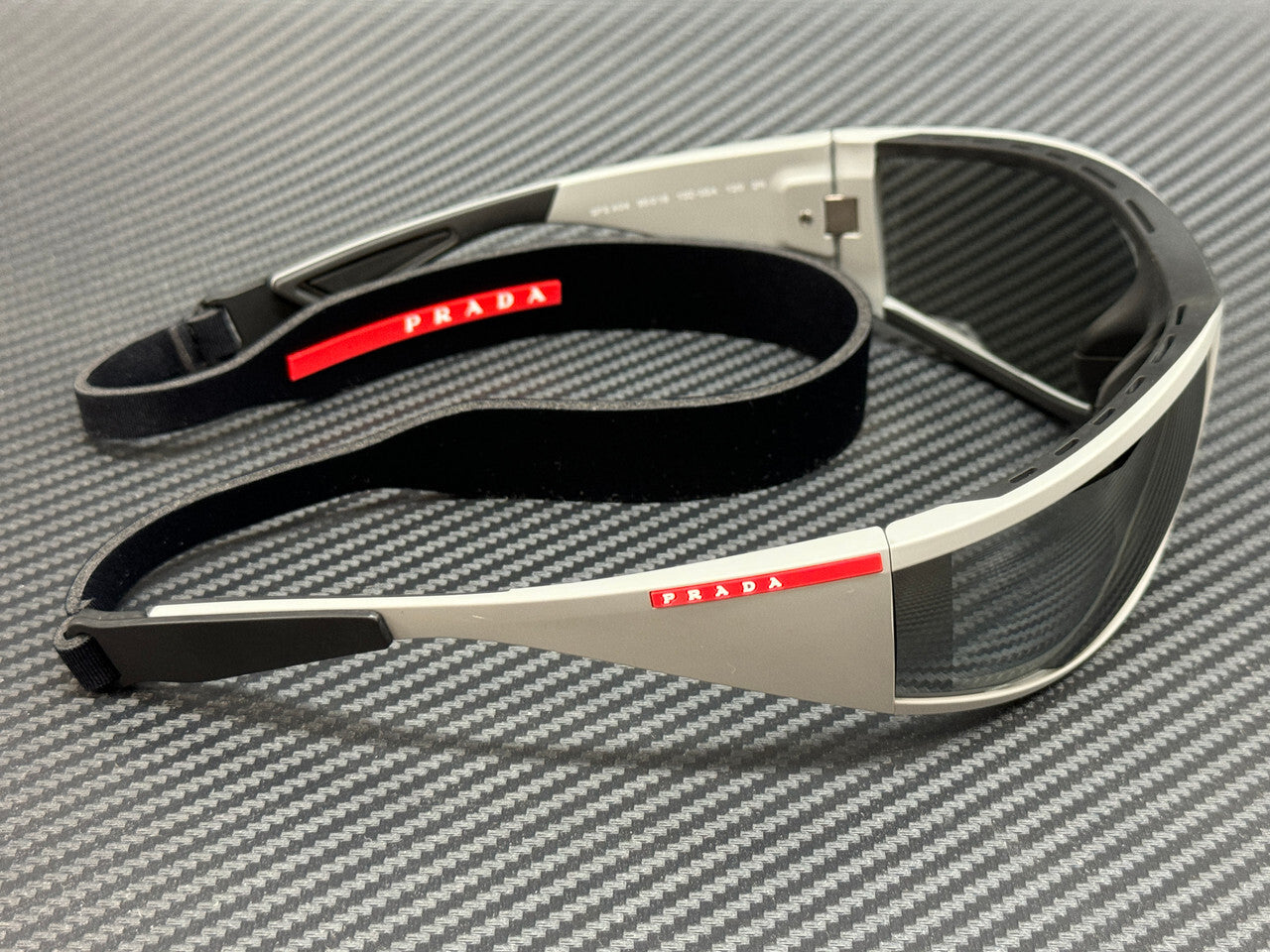 PRADA LINEA ROSSA PS A04S 13Z05A Matte Iron Grey