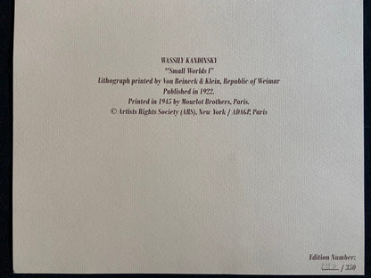 Wassily Kandinsky Lithograph Mourlot - Paul Klee Piet Mondrian Josef Albers